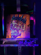 Skull Of Aries - Original - SOLD by artist Becky Smith - Wyecliffe Galleries