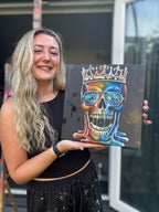 Skull Of Leo - Original - SOLD by artist Becky Smith - Wyecliffe Galleries