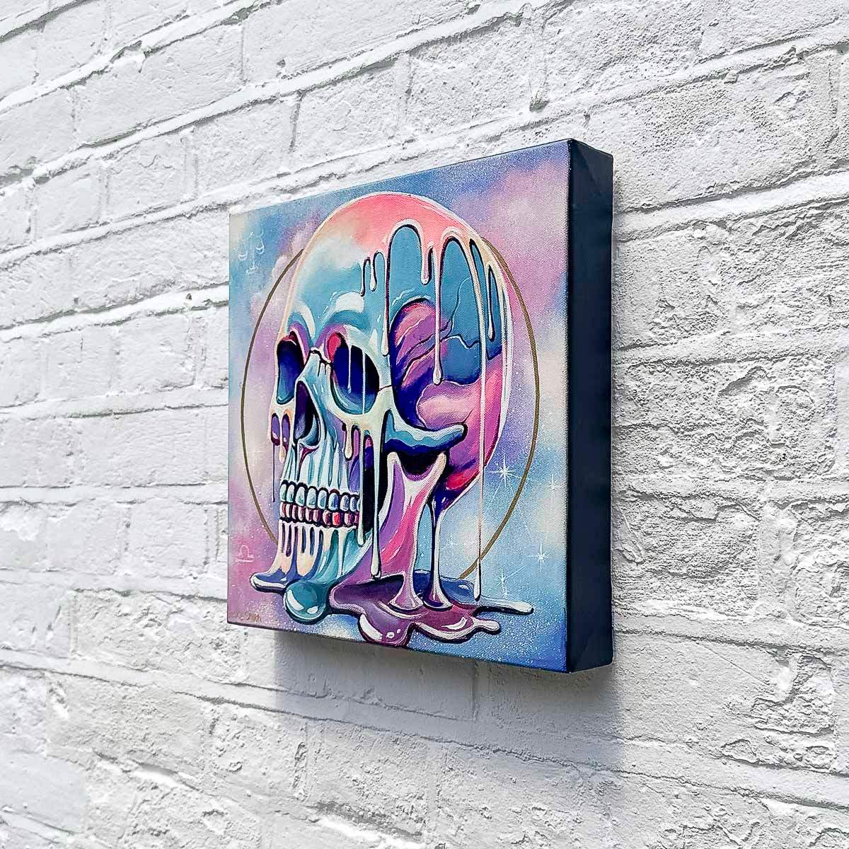 Skull Of Libra - Original by artist Becky Smith - Wyecliffe Galleries