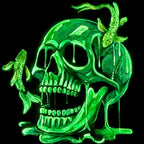 Skull Of Pisces - Original - SOLD by artist Becky Smith - Wyecliffe Galleries