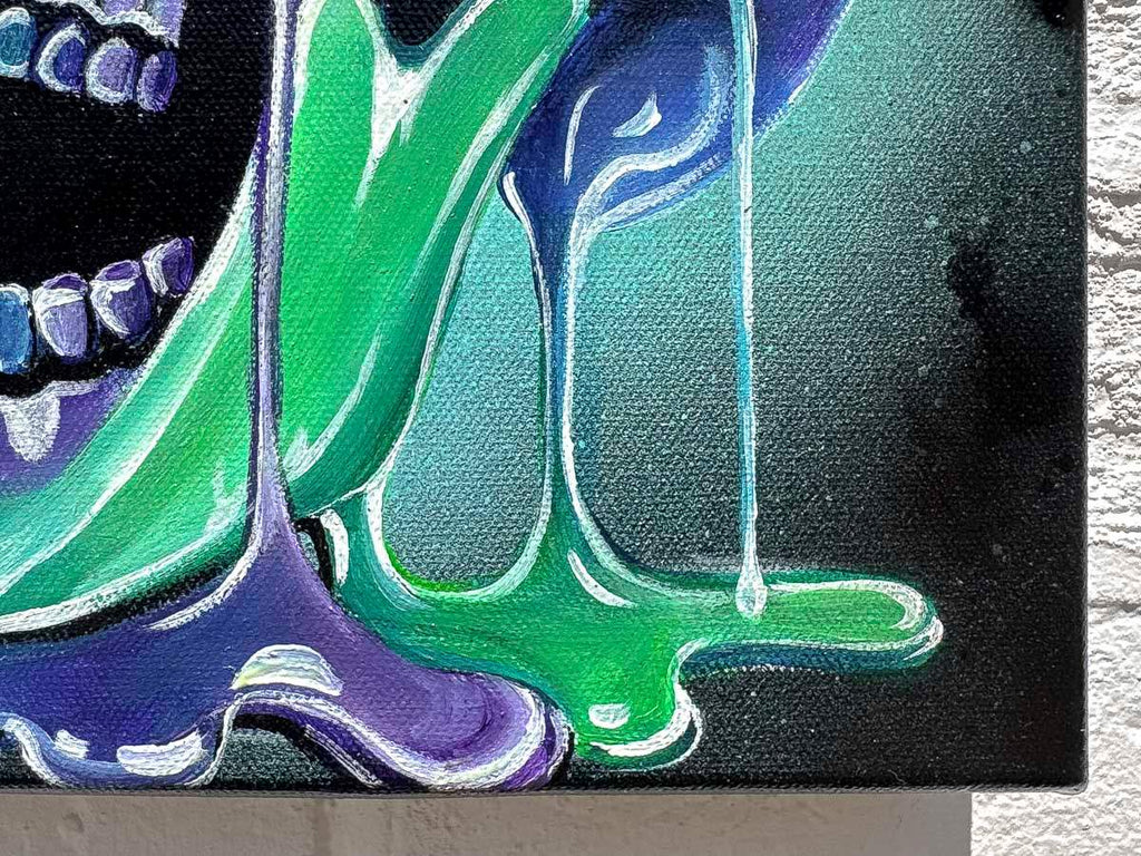 Skull Of Pisces - Original - SOLD by artist Becky Smith - Wyecliffe Galleries