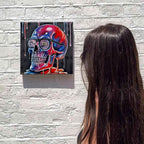 Skull Of Sagittarius - Original by artist Becky Smith - Wyecliffe Galleries