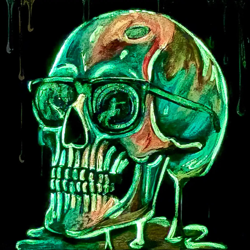 Skull Of Sagittarius - Original by artist Becky Smith - Wyecliffe Galleries