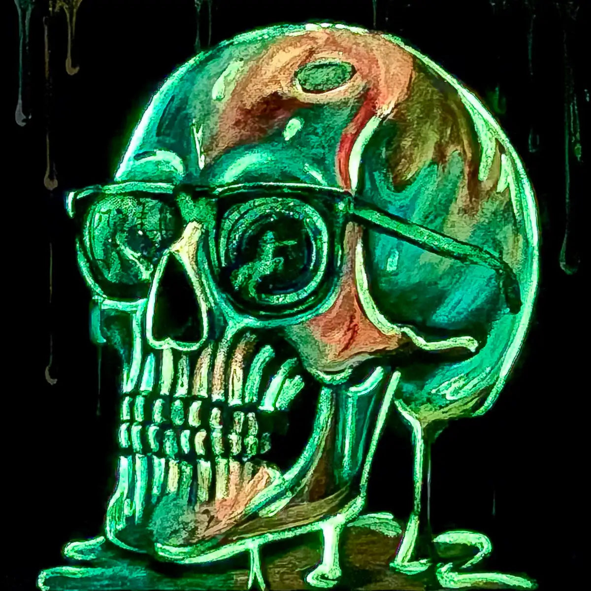 Skull Of Sagittarius - Original by artist Becky Smith - Wyecliffe Galleries