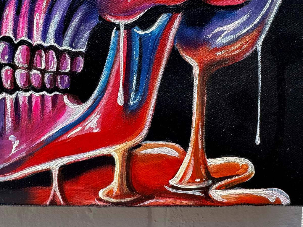 Skull Of Sagittarius - Original by artist Becky Smith - Wyecliffe Galleries