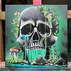 Skull Of Taurus - Original - SOLD by artist Becky Smith - Wyecliffe Galleries