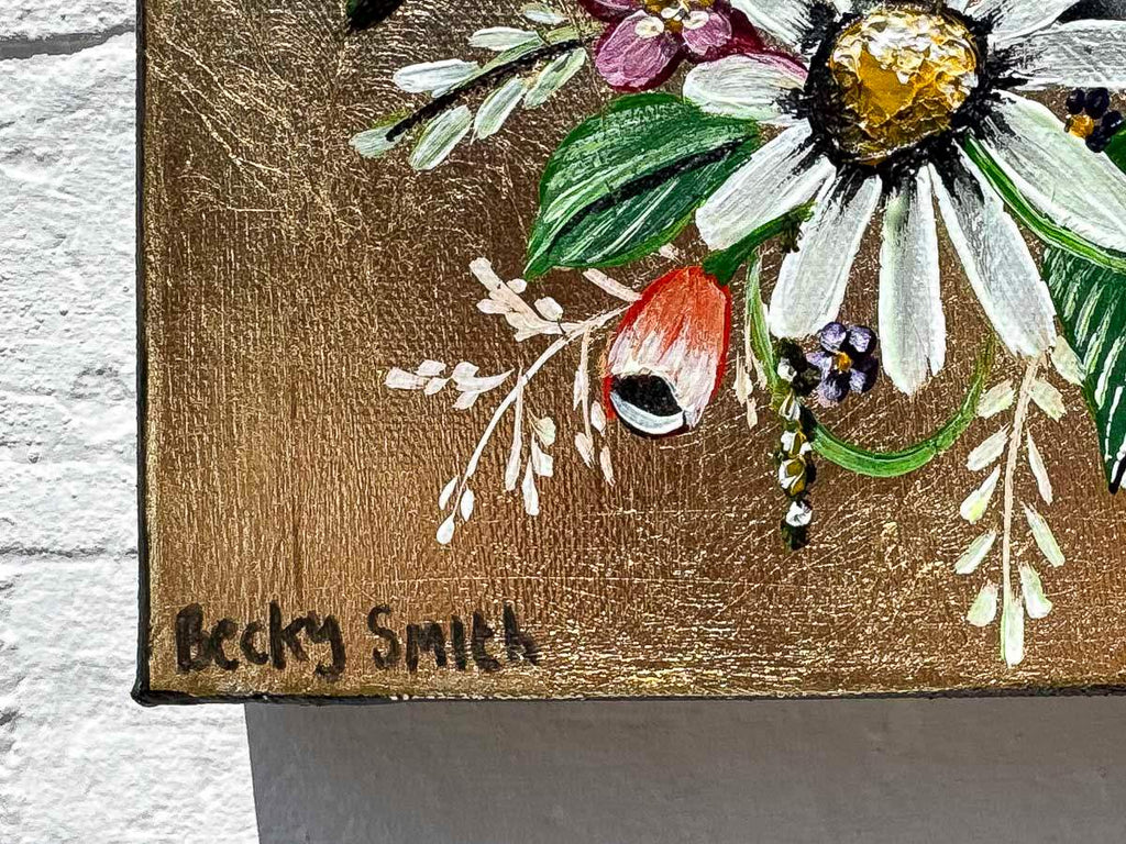 Skull Of Virgo - Original - SOLD by artist Becky Smith - Wyecliffe Galleries