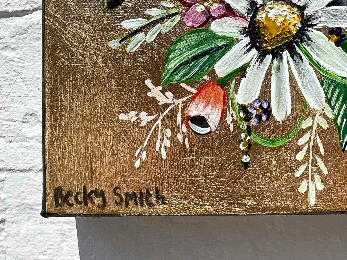 Skull Of Virgo - Original - SOLD by artist Becky Smith - Wyecliffe Galleries