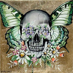 Skull Of Virgo - Original - SOLD by artist Becky Smith - Wyecliffe Galleries