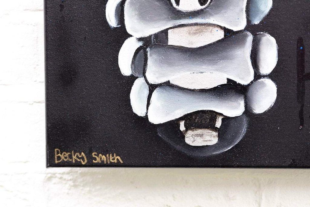 Smokin Barrel's - Original by artist Becky Smith - Wyecliffe Galleries