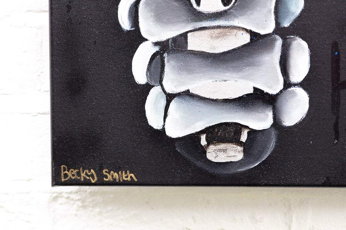 Smokin Barrel's - Original by artist Becky Smith - Wyecliffe Galleries