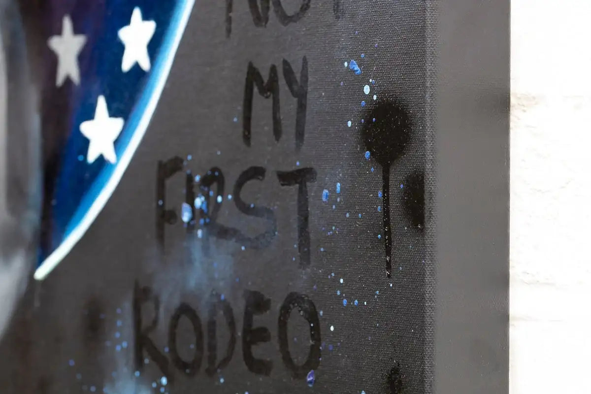 Smokin Barrel's - Original by artist Becky Smith - Wyecliffe Galleries