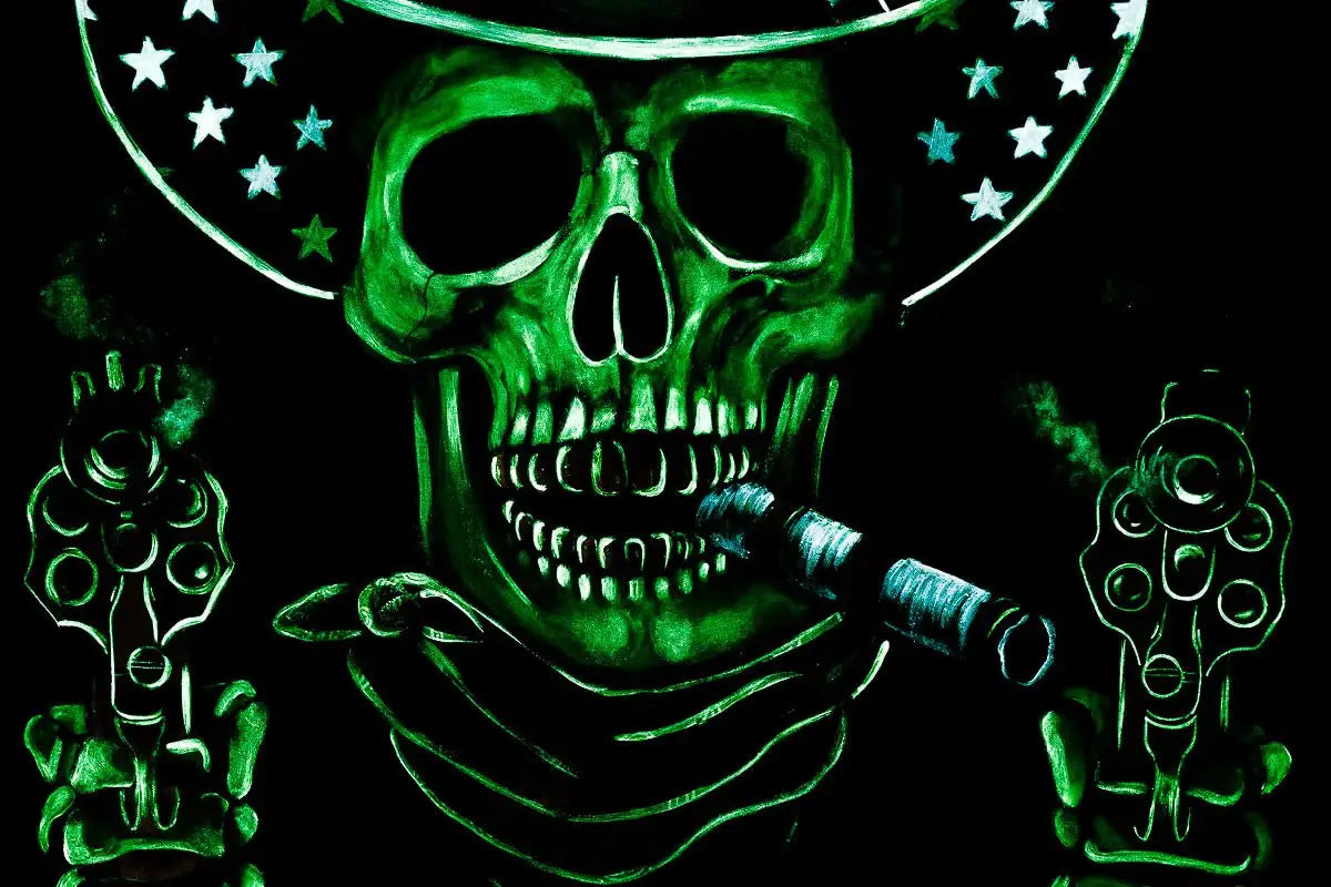 Smokin Barrel's - Original by artist Becky Smith - Wyecliffe Galleries