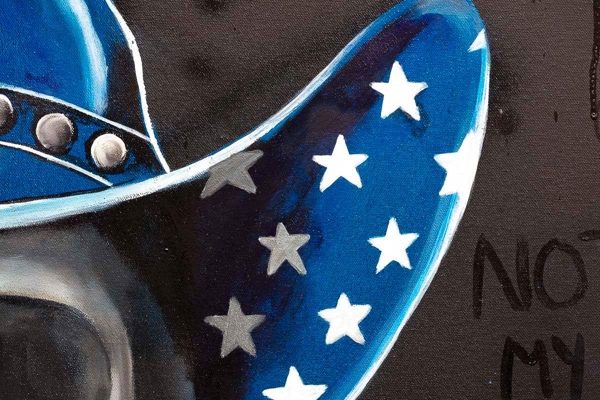 Smokin Barrel's - Original by artist Becky Smith - Wyecliffe Galleries