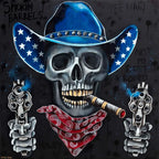 Smokin Barrel's - Original by artist Becky Smith - Wyecliffe Galleries