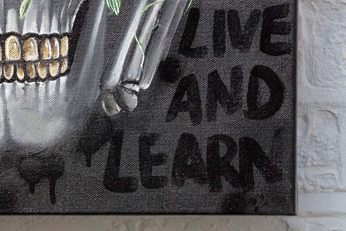 Speak No Evil, See No Evil, Hear No Evil Triptych - Original - SOLD by artist Becky Smith - Wyecliffe Galleries