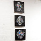 Speak No Evil, See No Evil, Hear No Evil Triptych - Original - SOLD by artist Becky Smith - Wyecliffe Galleries