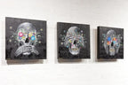 Speak No Evil, See No Evil, Hear No Evil Triptych - Original - SOLD by artist Becky Smith - Wyecliffe Galleries