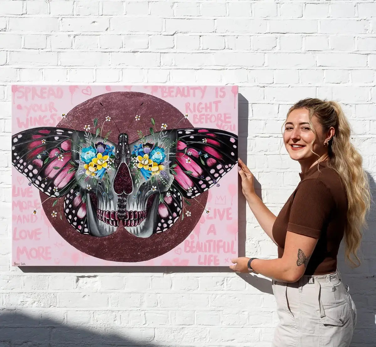 Spread Your Wings - Original - SOLD by artist Becky Smith - Wyecliffe Galleries