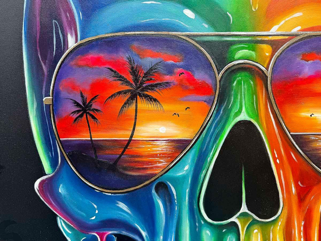 Sunset Living - Original by artist Becky Smith - Wyecliffe Galleries