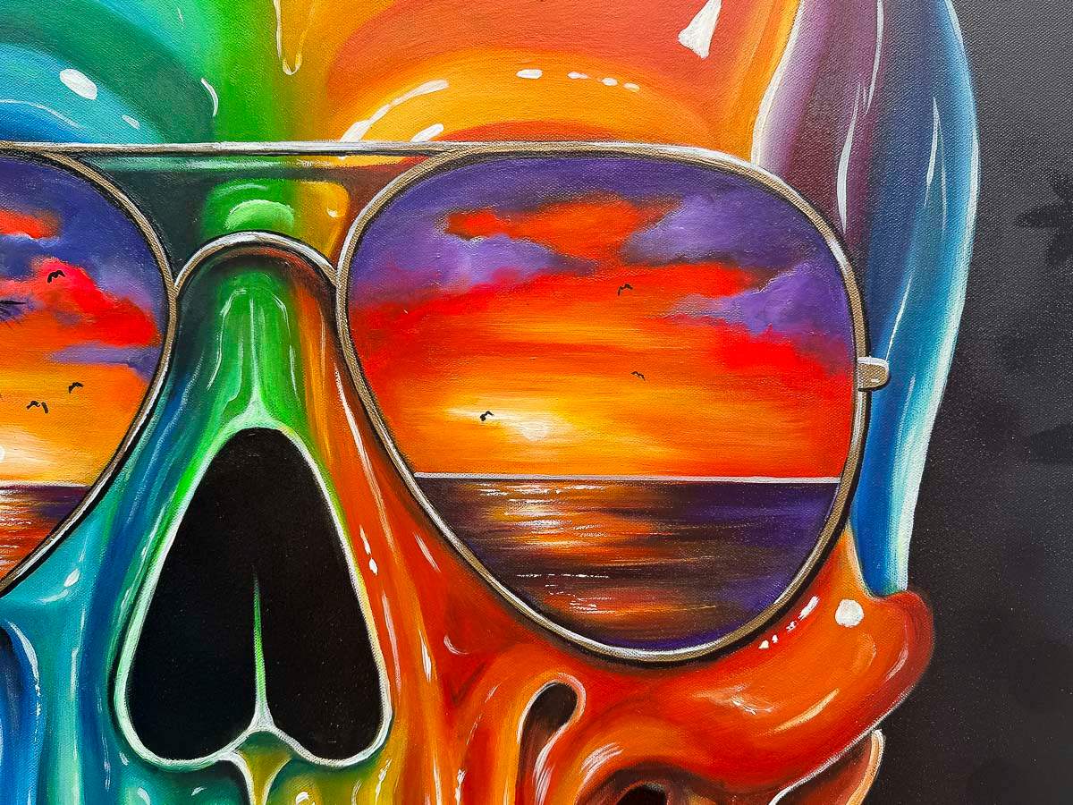 Sunset Living - Original by artist Becky Smith - Wyecliffe Galleries