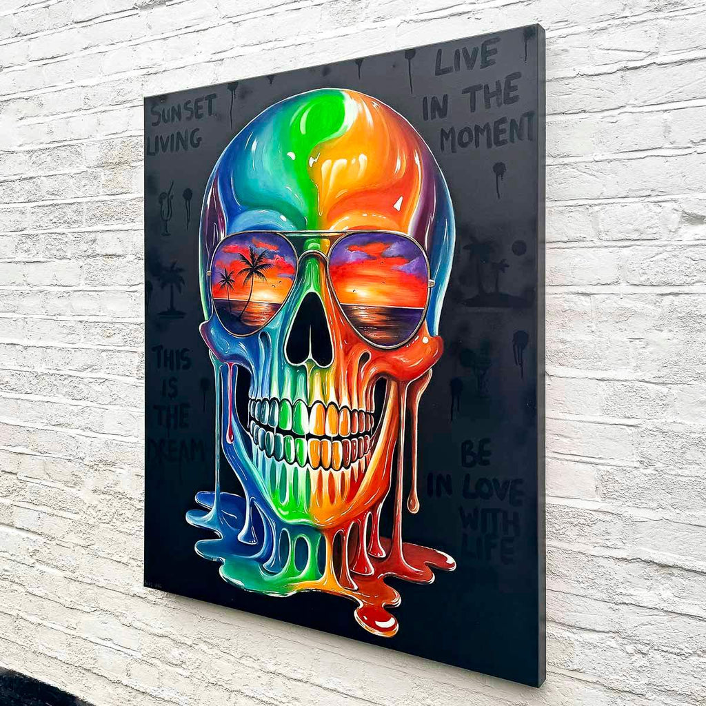 Sunset Living - Original by artist Becky Smith - Wyecliffe Galleries