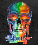 Sunset Living - Original by artist Becky Smith - Wyecliffe Galleries