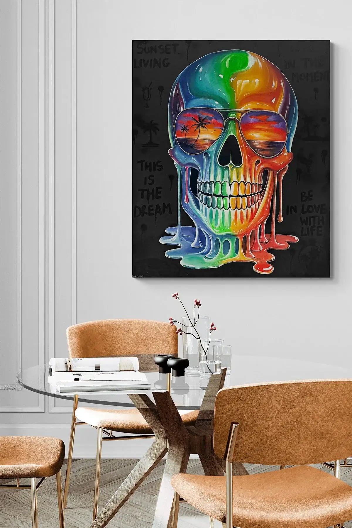 Sunset Living - Original by artist Becky Smith - Wyecliffe Galleries