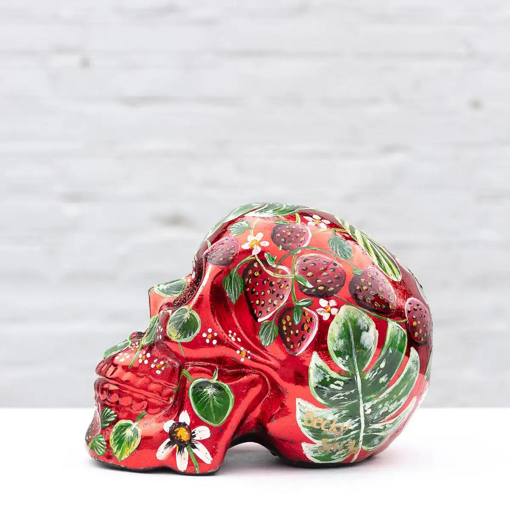 Sweet Like A Strawberry - Original - SOLD by artist Becky Smith - Wyecliffe Galleries