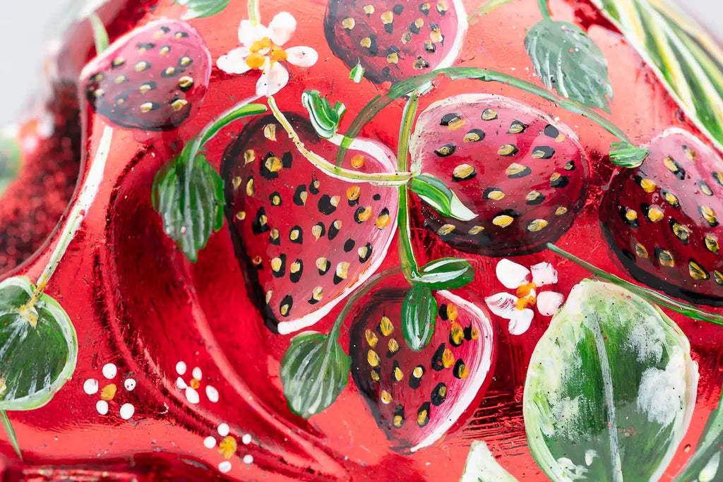 Sweet Like A Strawberry - Original - SOLD by artist Becky Smith - Wyecliffe Galleries