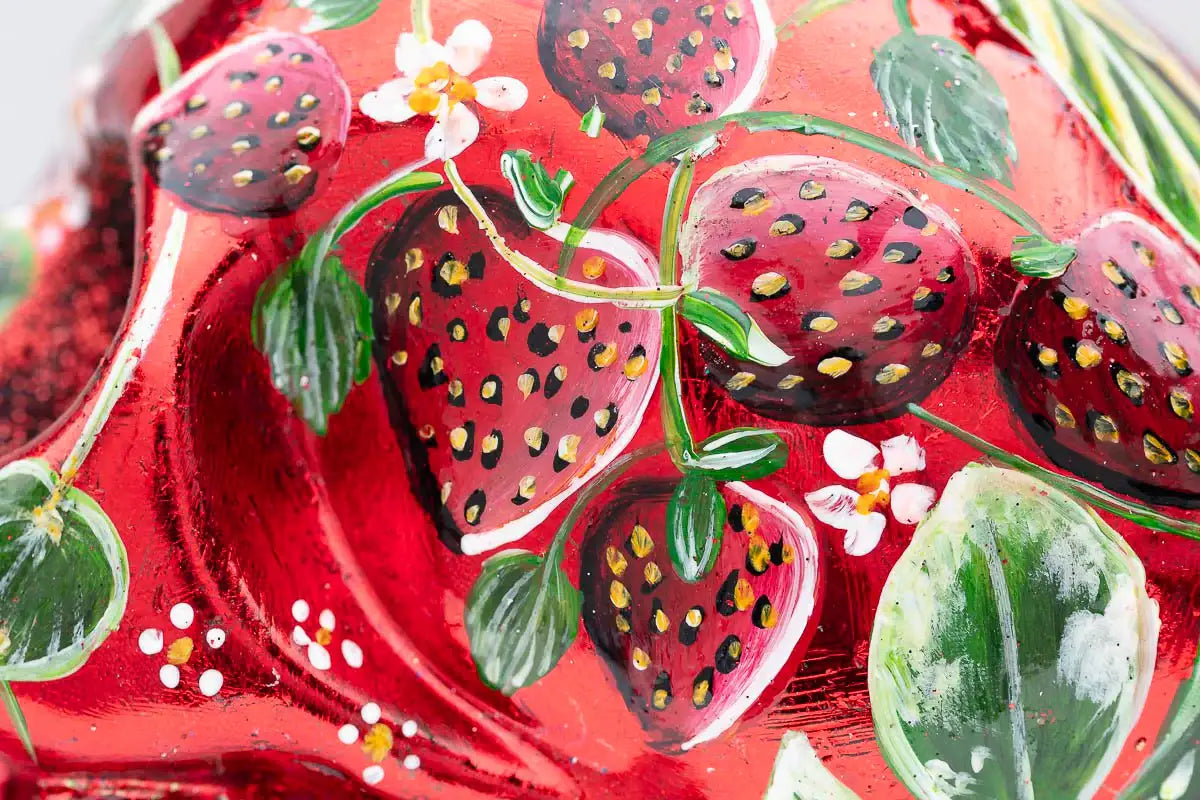 Sweet Like A Strawberry - Original - SOLD by artist Becky Smith - Wyecliffe Galleries