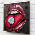 Sweet Talk - Original - SOLD by artist Becky Smith - Wyecliffe Galleries