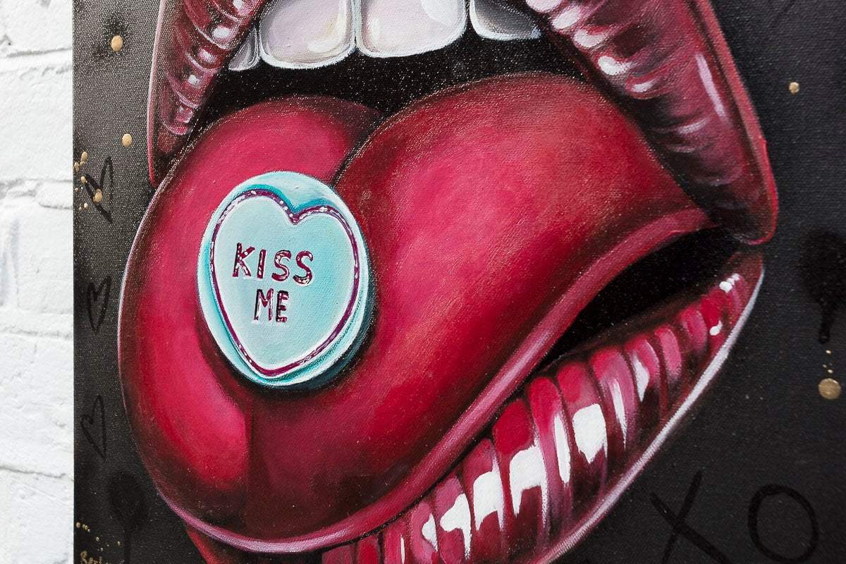 Sweet Talk - Original - SOLD by artist Becky Smith - Wyecliffe Galleries