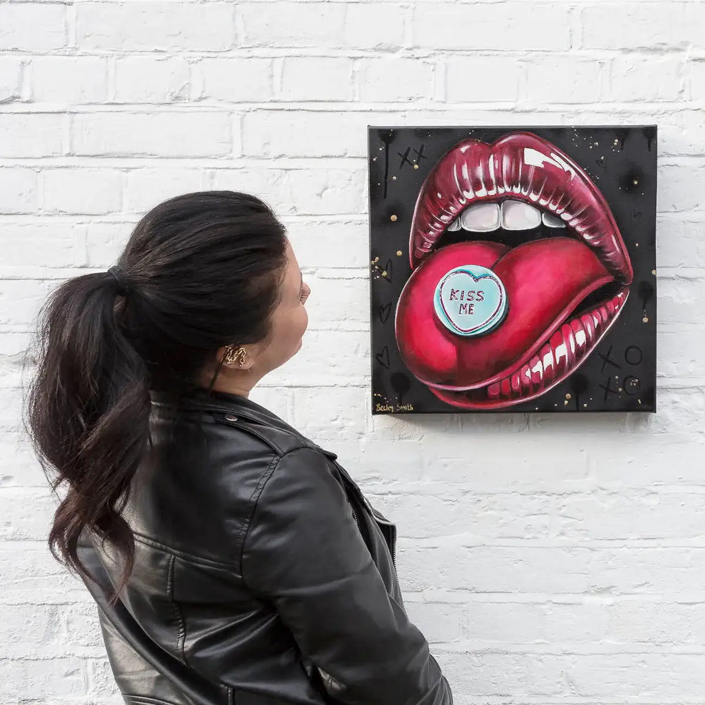 Sweet Talk - Original - SOLD by artist Becky Smith - Wyecliffe Galleries