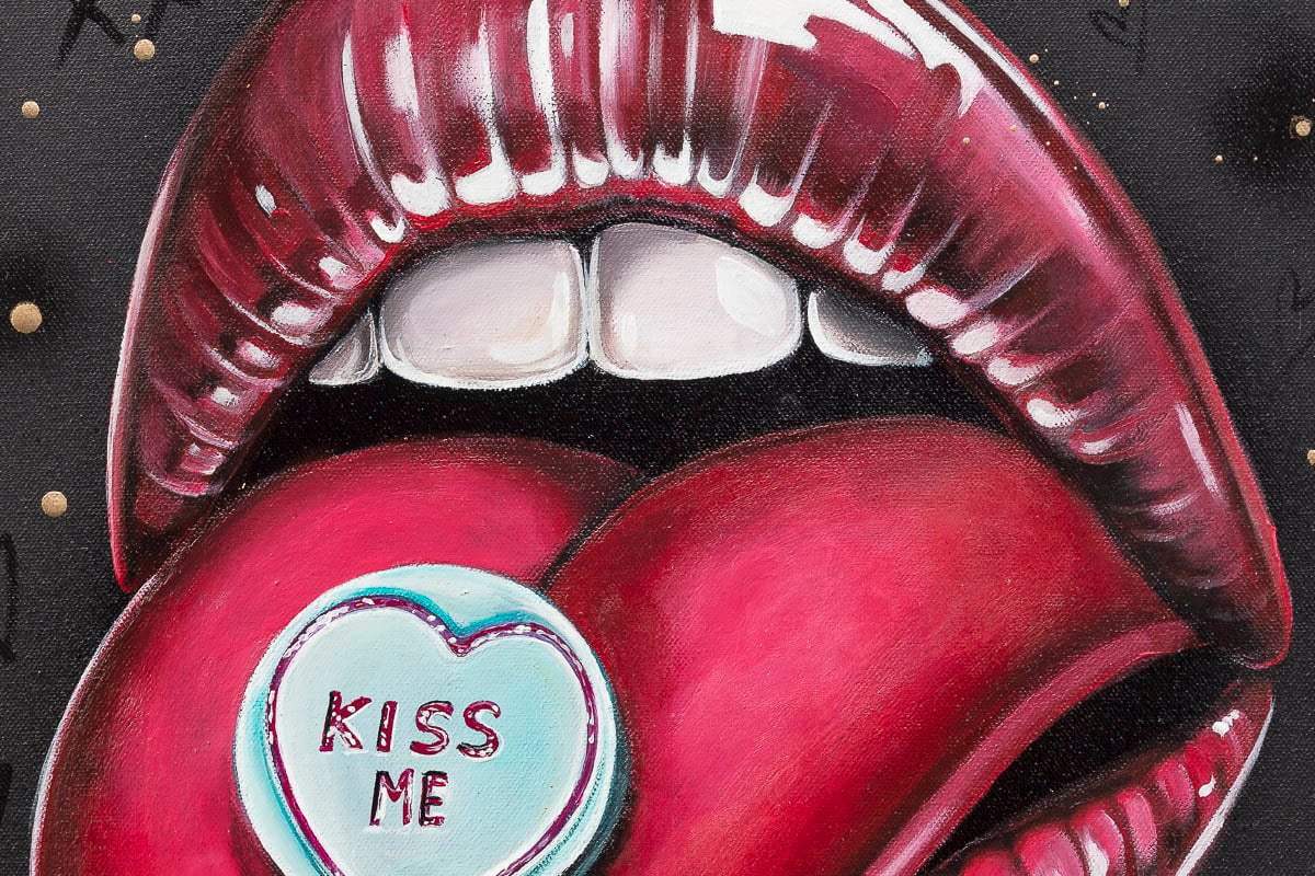 Sweet Talk - Original - SOLD by artist Becky Smith - Wyecliffe Galleries