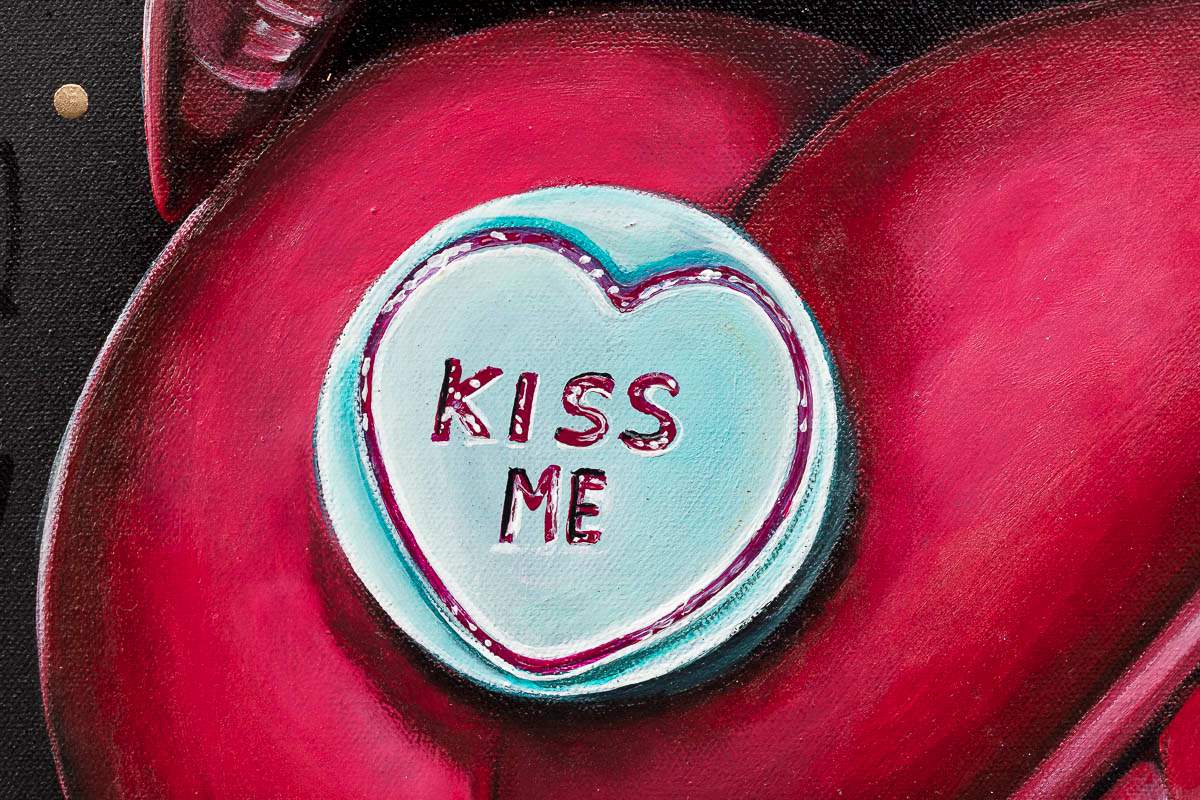 Sweet Talk - Original - SOLD by artist Becky Smith - Wyecliffe Galleries