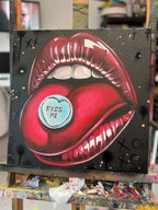 Sweet Talk - Original - SOLD by artist Becky Smith - Wyecliffe Galleries