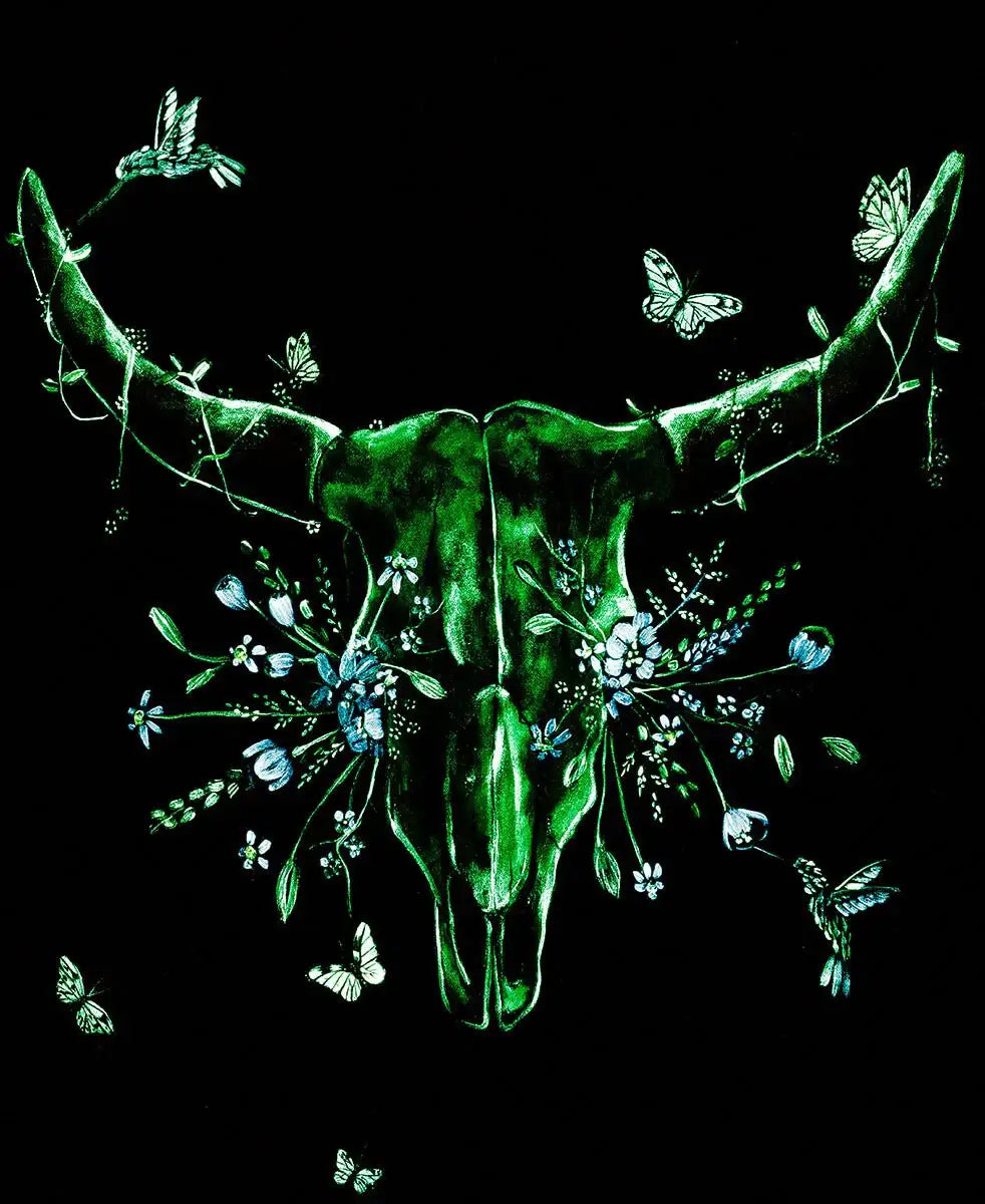 Take Life By The Horns - Original - SOLD by artist Becky Smith - Wyecliffe Galleries