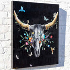 Take Life By The Horns - Original - SOLD by artist Becky Smith - Wyecliffe Galleries