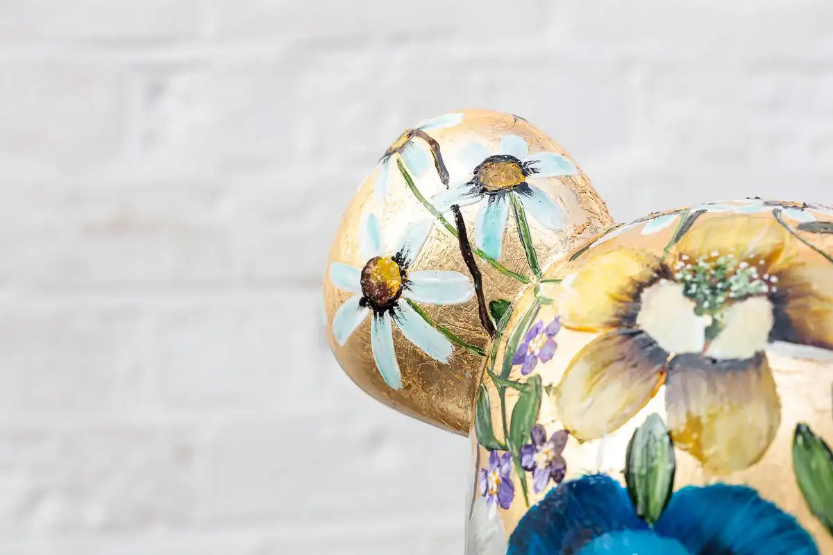 Teddy Bear - Original - SOLD by artist Becky Smith - Wyecliffe Galleries