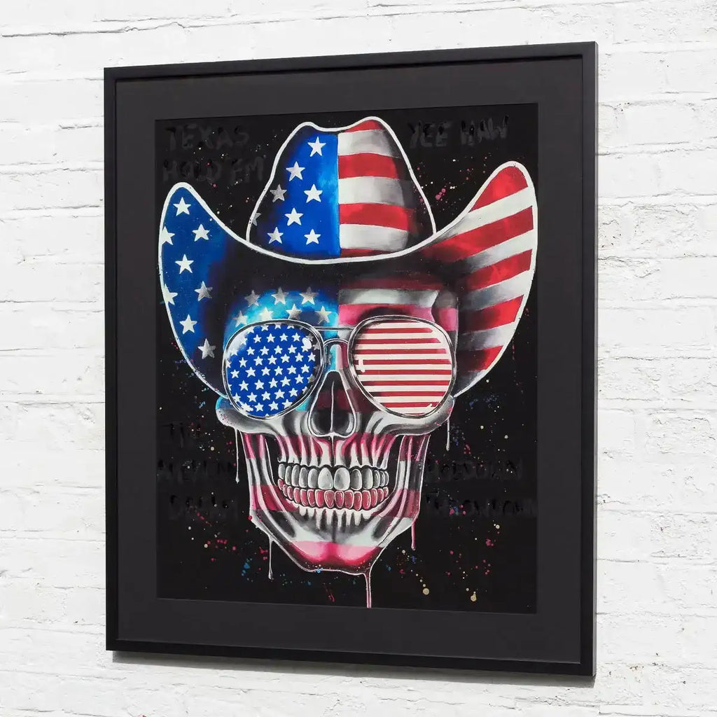 Come On England & Texas Hold 'Em - Set of 2 - Luxury Artist Proof by artist Becky Smith - Wyecliffe Galleries