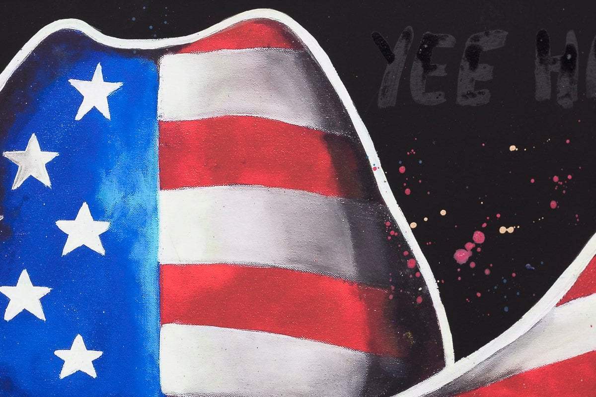 Come On England & Texas Hold 'Em - Set of 2 - Luxury Artist Proof by artist Becky Smith - Wyecliffe Galleries