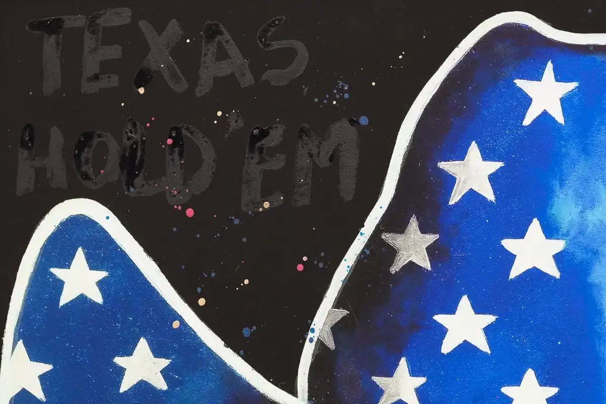 Come On England & Texas Hold 'Em - Set of 2 - Luxury Artist Proof by artist Becky Smith - Wyecliffe Galleries