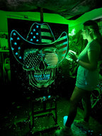 Texas Hold 'Em - Original by artist Becky Smith - Wyecliffe Galleries