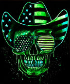 Texas Hold 'Em - Original by artist Becky Smith - Wyecliffe Galleries