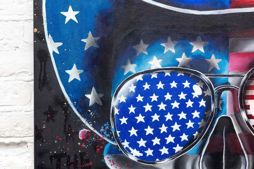 Texas Hold 'Em - Original by artist Becky Smith - Wyecliffe Galleries