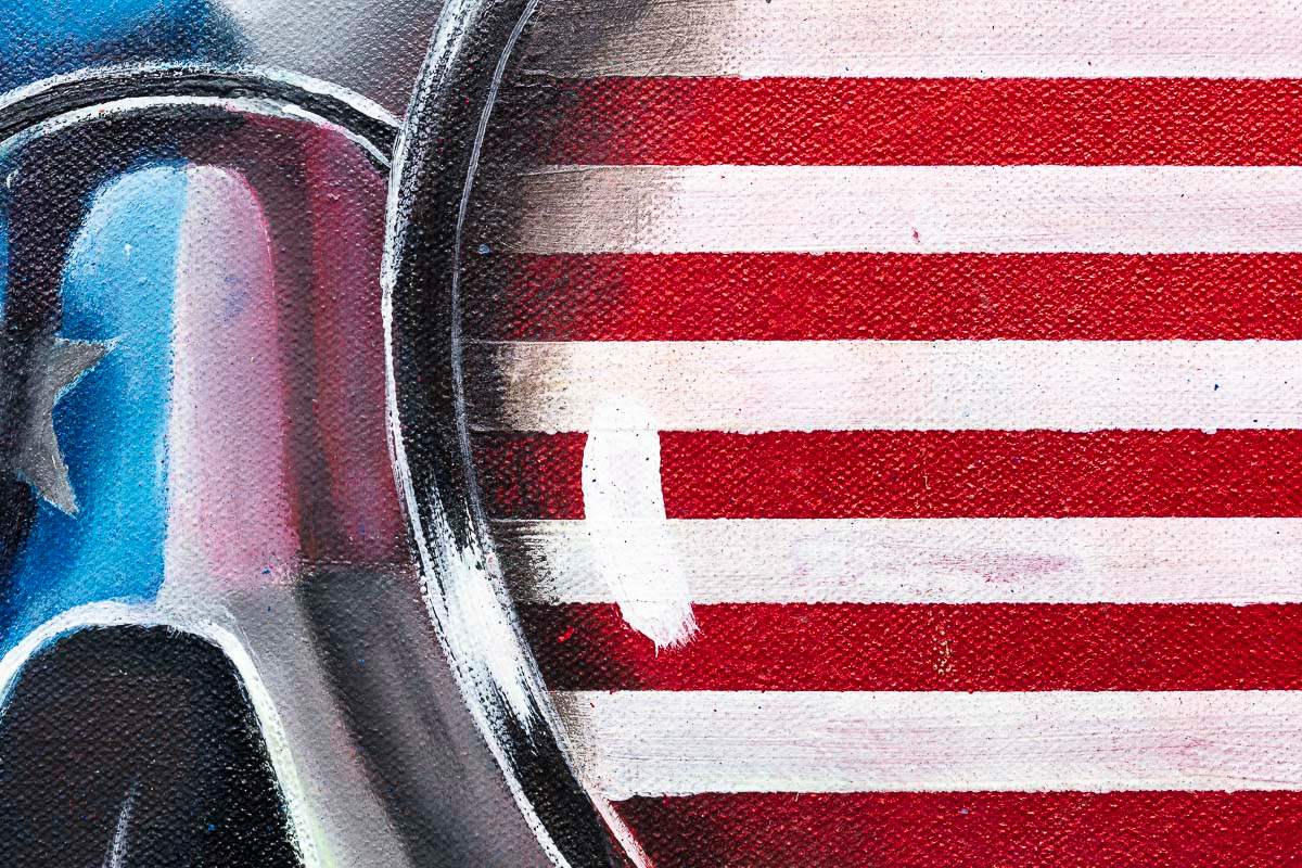 Texas Hold 'Em - Original by artist Becky Smith - Wyecliffe Galleries