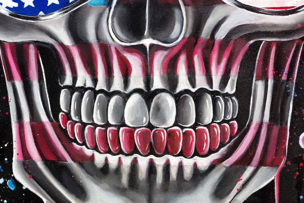 Texas Hold 'Em - Original by artist Becky Smith - Wyecliffe Galleries