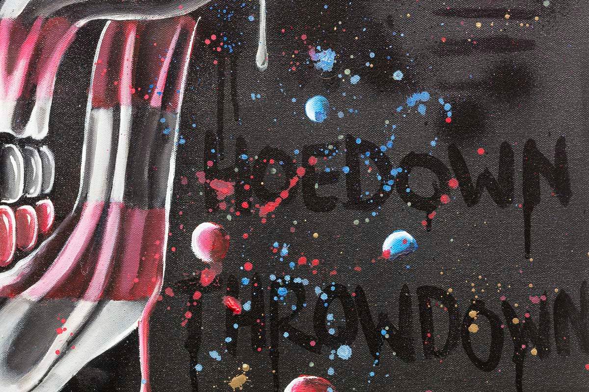 Texas Hold 'Em - Original by artist Becky Smith - Wyecliffe Galleries