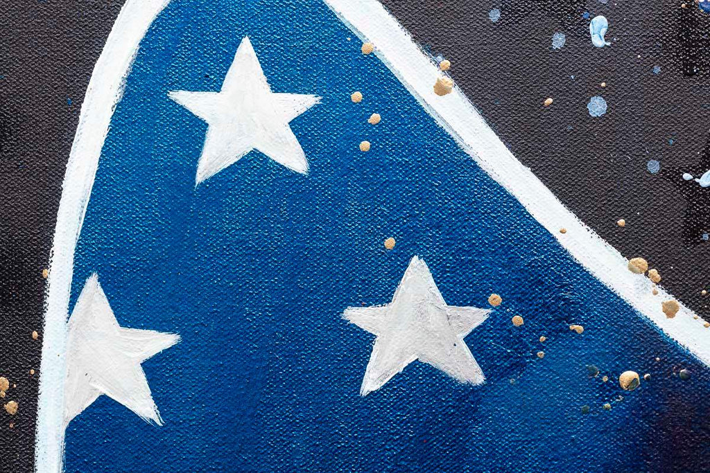 Texas Hold 'Em - Original by artist Becky Smith - Wyecliffe Galleries